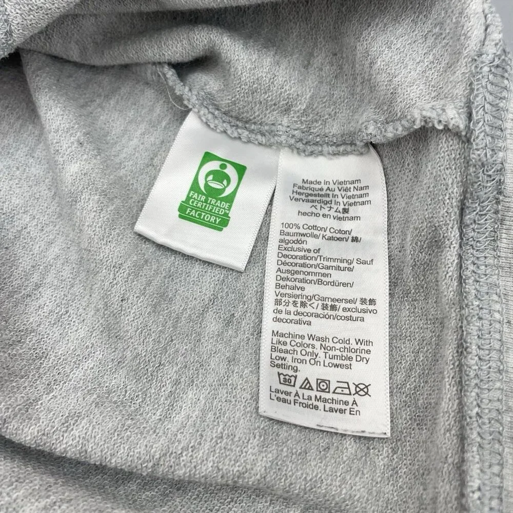J. Crew Magic Rinse Pullover Hoodie Sweatshirt Oversized Gray Womens XL - Picture 4 of 8
